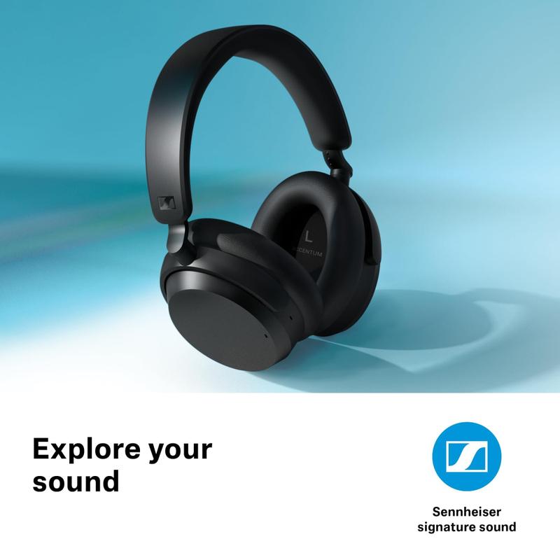 Fones de ouvido Bluetooth sem fio Sennheiser ACCENTUM Black - Fone